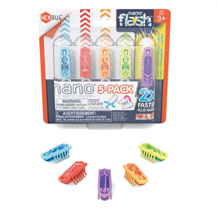HEXBUG Nano + Flash 5-Pack