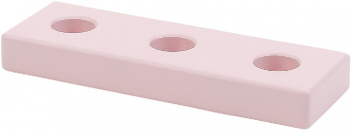 Geburtstags-Gerade 3 Steckplätze rosa