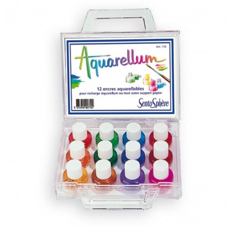 Aquarellum Koffer mit 12 Farben
