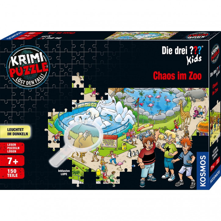 Krimipuzzle Kids - Chaos im Zoo (150