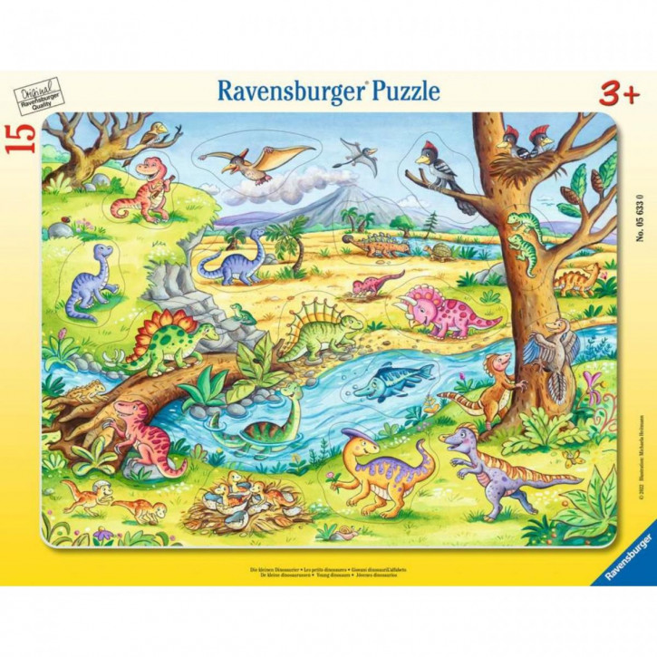 Ravensburger Rahmenpuzzle Die kleinen Dinosaurier