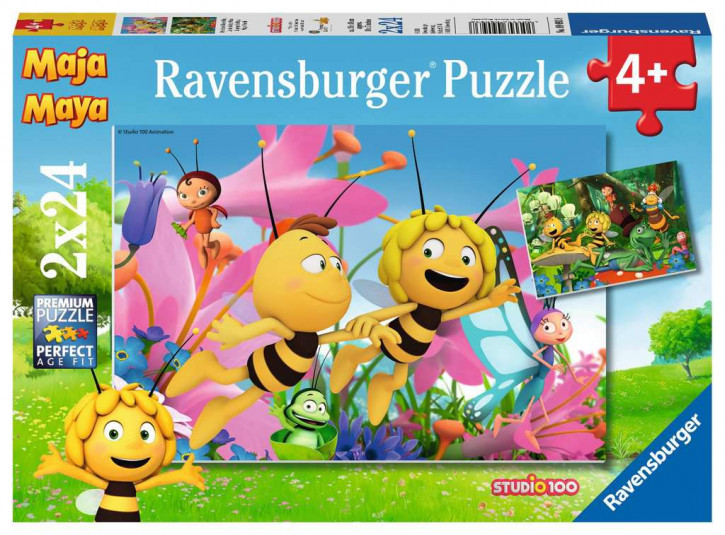 Ravensburger Puzzle 2 X 24 Teile Die kleine Biene Maja