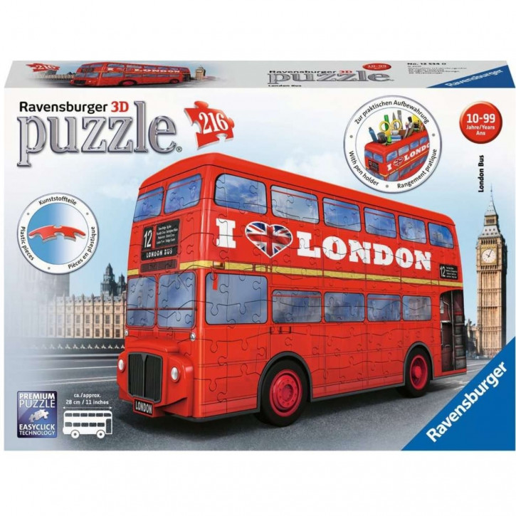 Puzzle 3D London Bus