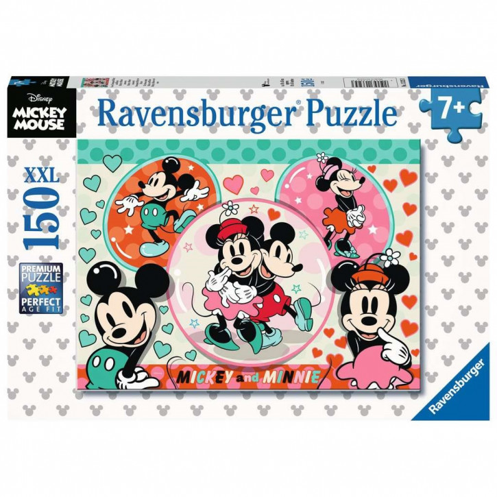 Ravensburger Puzzle 150 Teile XXL Unser Traumpaar Mickey und Minnie