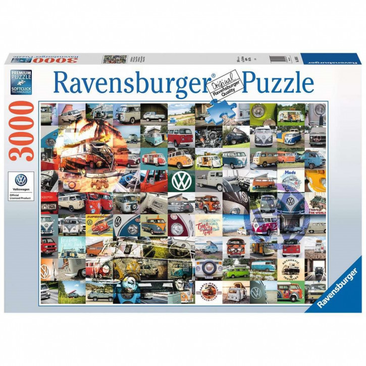 Ravensburger Puzzle 3000 Teile 99 Bulli Moments