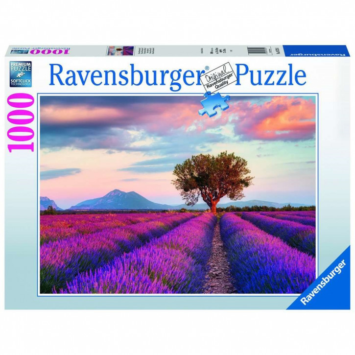 Ravensburger Puzzle 1000 Teile Lavendelfeld zur goldenen Stunde