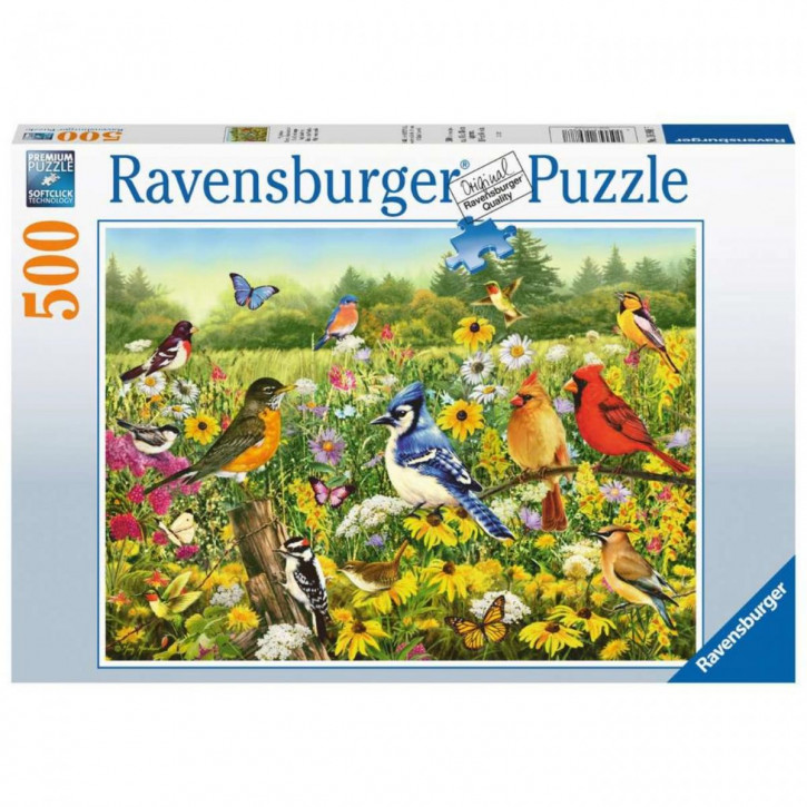 Ravensburger Puzzle 500 Teile Vogelwiese