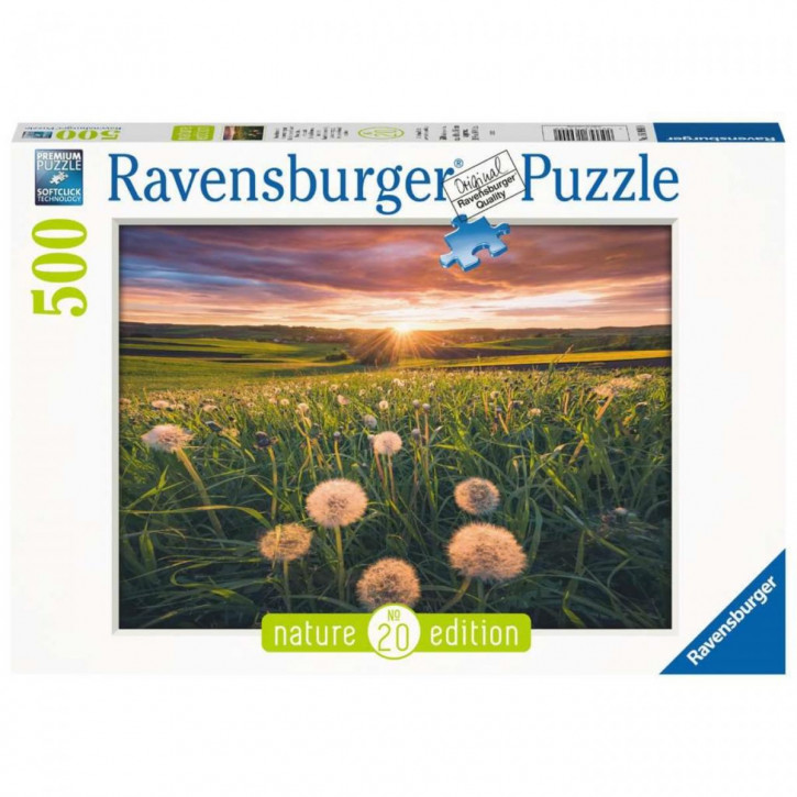 Ravensburger Puzzle 500 Teile Pusteblumen im Sonnenuntergang