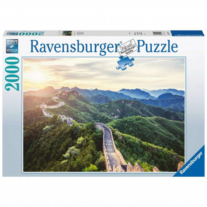 Ravensburger Puzzle 2000 Teile Chinesische Mauer im Sonnenlicht