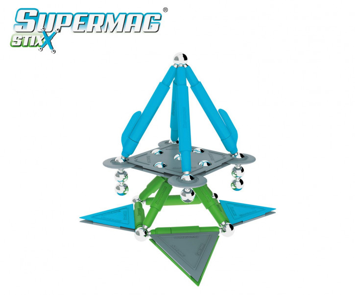 Supermag Stix, 50 Teile Magnetisches Konstruktionsspielzeug