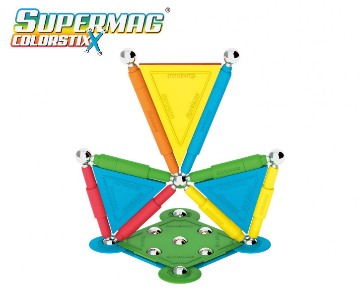 Supermag Colorstix, 40 Teile Magnetisches Konstruktionsspielzeug