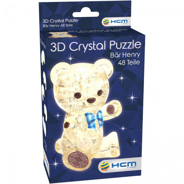 Crystal Puzzle - Bär Henry Hellbraun (48 Teile)