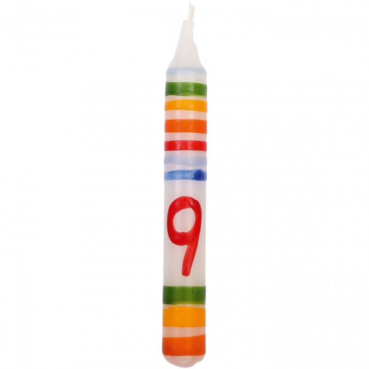 Kerze Geburtstag Zahl 9