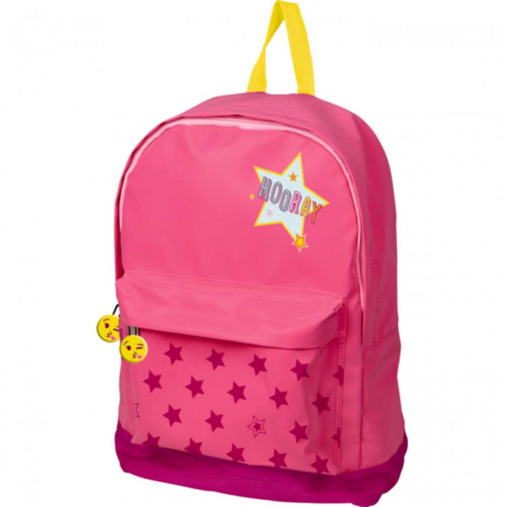 Großer Rucksack HOORAY Glühwürmchen (pink)