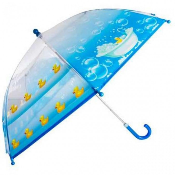 Regenschirm transparent Enten