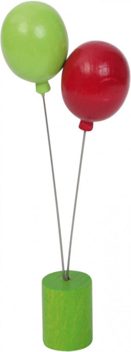 Stecker Luftballons grün/brombeere