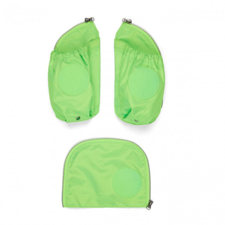 ergobag Zip-Set Seitentaschen Grün