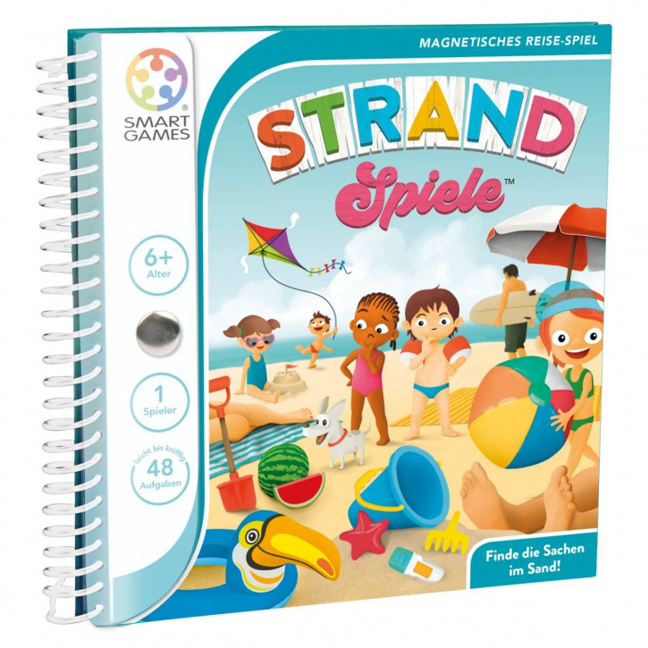 SmartGames Magnetisches Reisespiel Strand-Spiele 