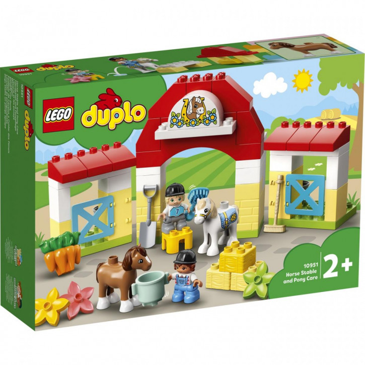 Lego Duplo Pferdestall und Ponypflege