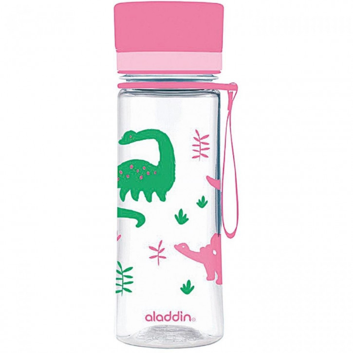 ALADDIN Wasserflasche Aveo mit Grafik 0,35l rosa
