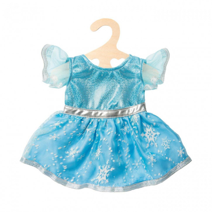 Puppen-Kleid 'Eisprinzessin', klein, Gr. 28-35 cm