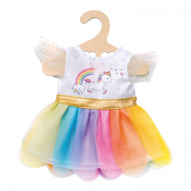 Puppen-Kleid Einhorn Henri, klein, Gr. 28-35 cm