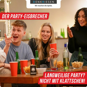 DENKRIESEN - klattschen® - Trinkspiel - SPIELKARTENKARTON Das wahrscheinlich beste Trinkspiel aller Zeiten