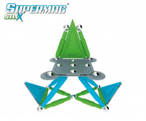 Supermag Stix, 50 Teile Magnetisches Konstruktionsspielzeug