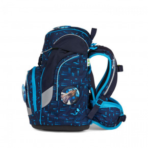 Ergobag pack Schulrucksack-Set TiefseetauchBär (6-tlg.: Schulrucksack, Sportrucksack, Heftebox, Klettie-Set (5-tlg.), Schlamperrolle, Federmäppchen)