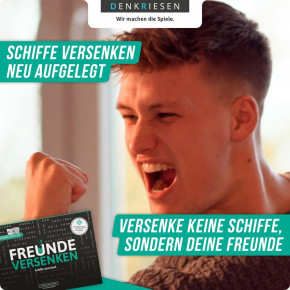 DENKRIESEN - FREUNDE VERSENKEN® Schiffe sind doof - Schiffe versenken neu aufgelegt