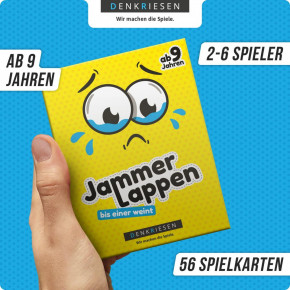 DENKRIESEN - JAMMERLAPPEN® - Das dramatisch lustige Kartenspiel - bis einer weint