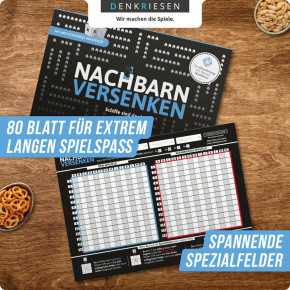 DENKRIESEN - NACHBARN VERSENKEN Schiffe sind doof - Schiffe versenken neu aufgelegt